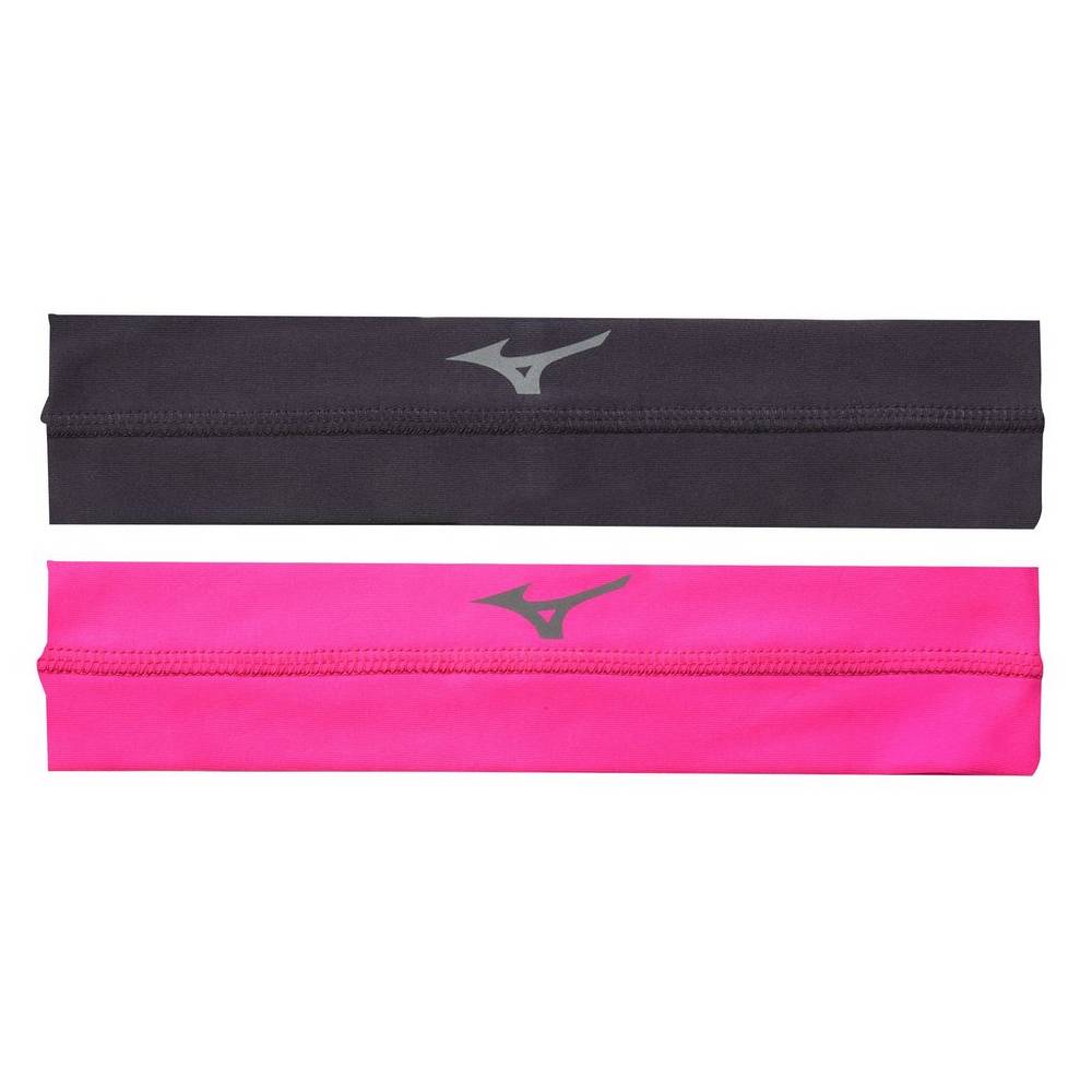 Fascia per capelli Mizuno Pallavolo Viktory Uomo - Grigie/Rosa/Nere - 87532-AFZM